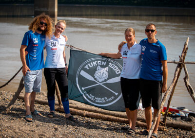 Yukon 1000 race HUUM SAUNA Kayak Team
